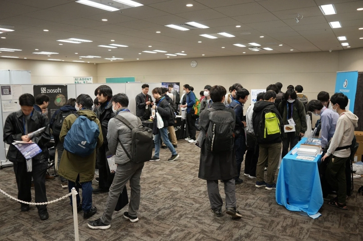 イベントの企業ブース