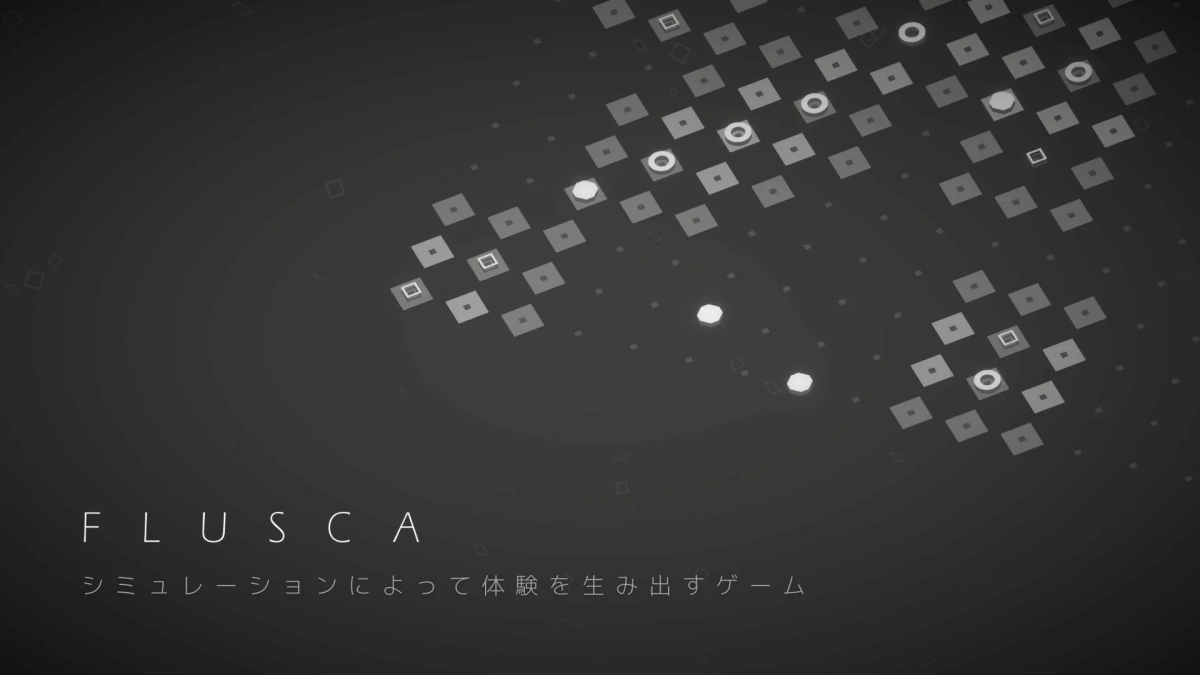 FLUSCAゲームのタイトル画面