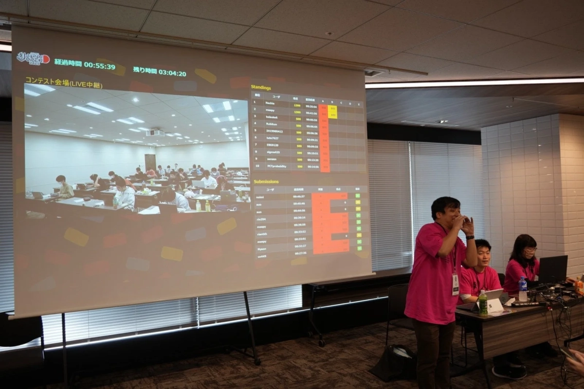 JAPAN OPEN 2023 プログラミングコンテストの様子