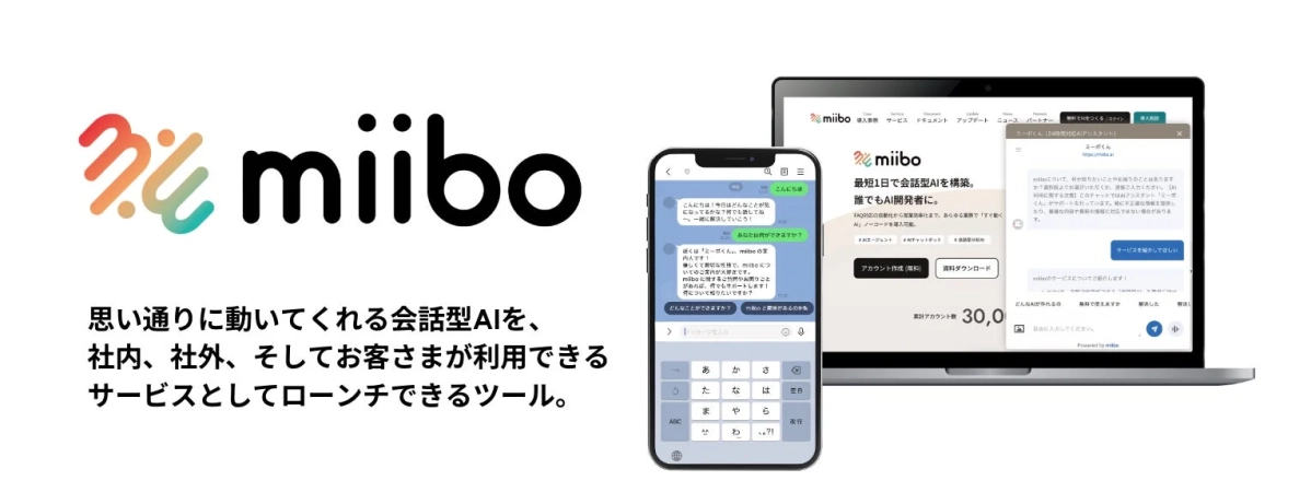 miiboのサービス画面