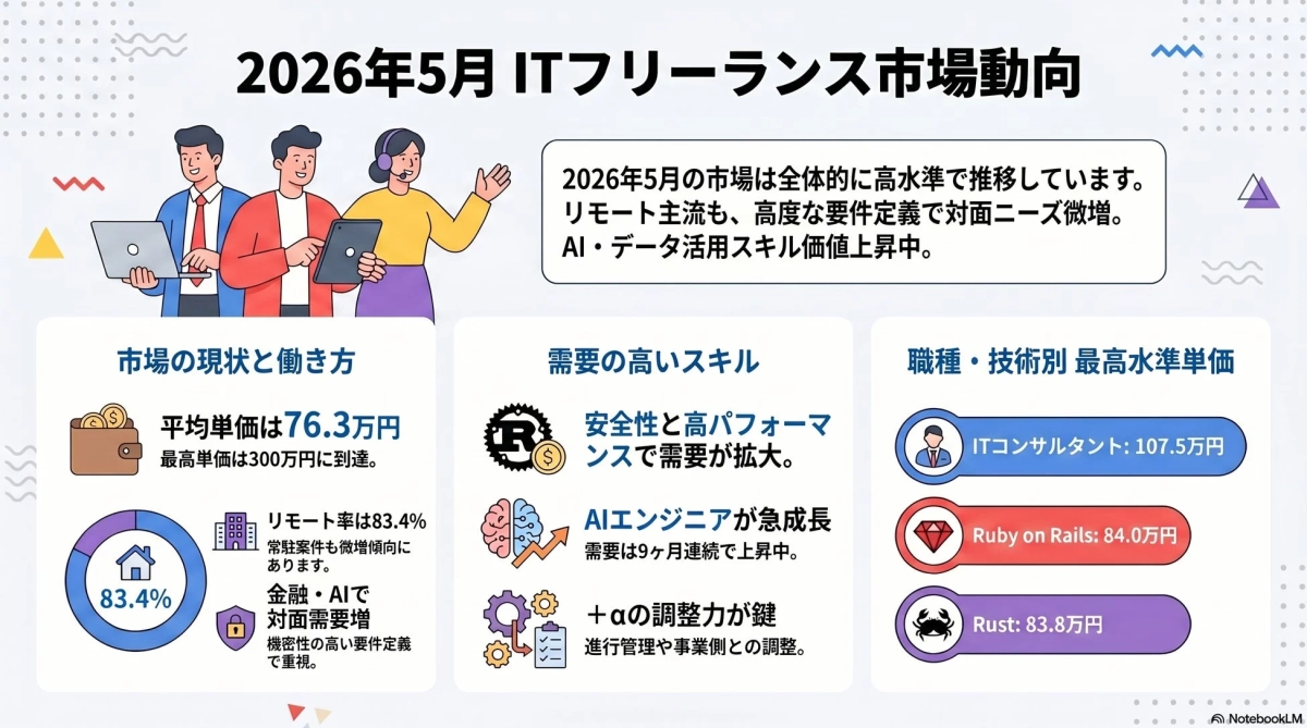 2026年5月 ITフリーランス市場動向