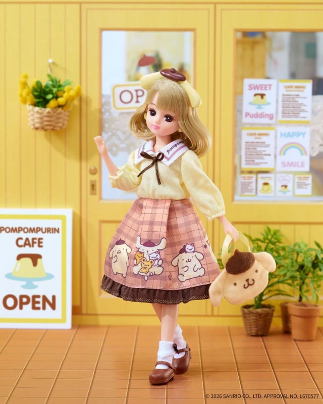 ポムポムプリンカフェリカちゃん