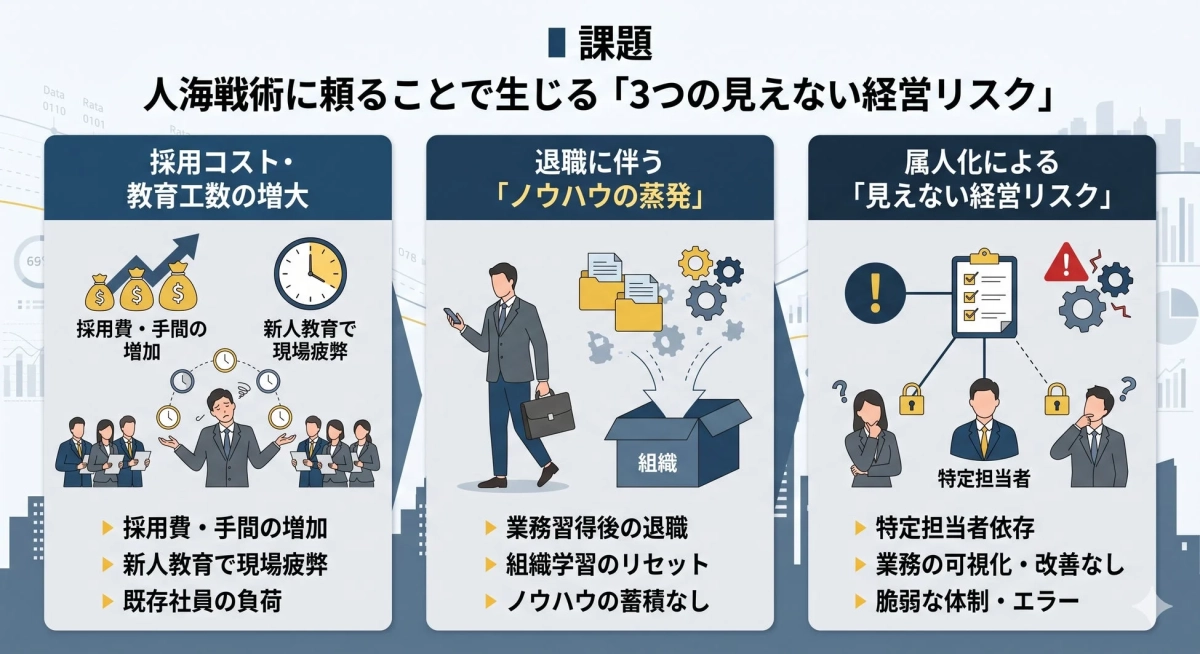3つの見えない経営リスク