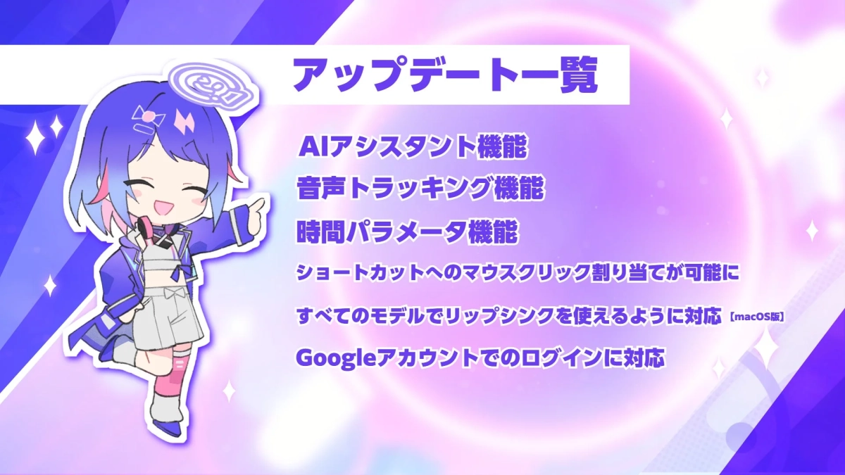 アップデート一覧