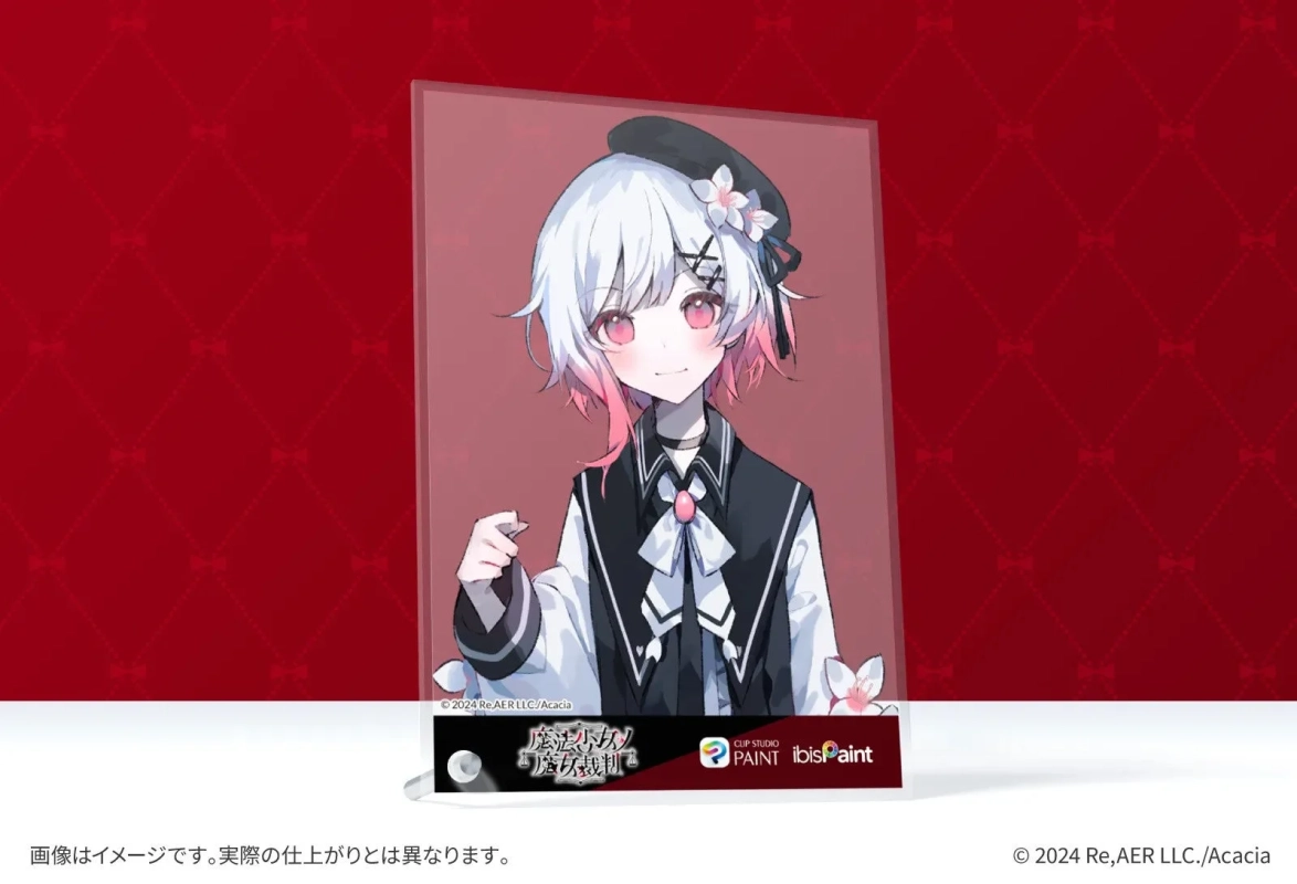 入賞作品をプリントしたアクリルパネル